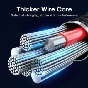 Joyroom S-cl020a12 Type-c To Lightning 20w Data Cable 1.2m Transparent Nylon Blue - Image 3