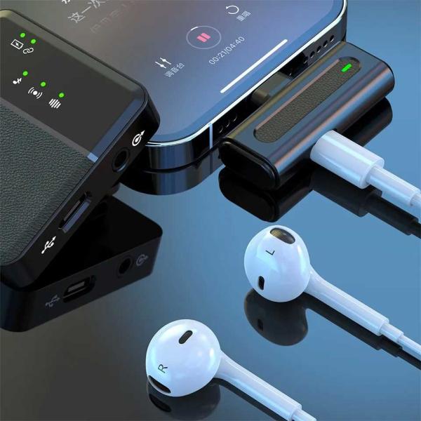 Sx8 Type-c/iphone Dual Professional Lavalier Wireless Microphone For Interview, Vlog, Live Mic Noise Reduction - Image 3
