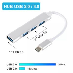 Speedx Sp-tc43 Type C 3.1 To Usb Hub 4 Port - Image 3