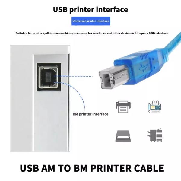 Usb Printer Cable 2.0 5m - Image 3