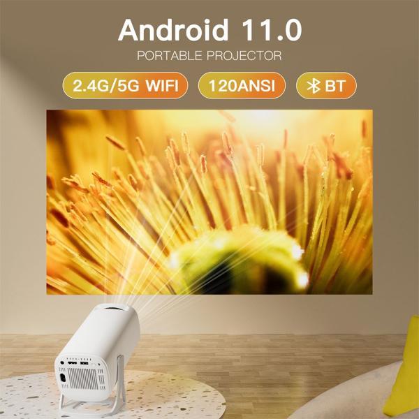 S40 Max Mini 4k Android 11v 160 Lumens 36000+ Gaming 1080p Smart Projector - Image 3