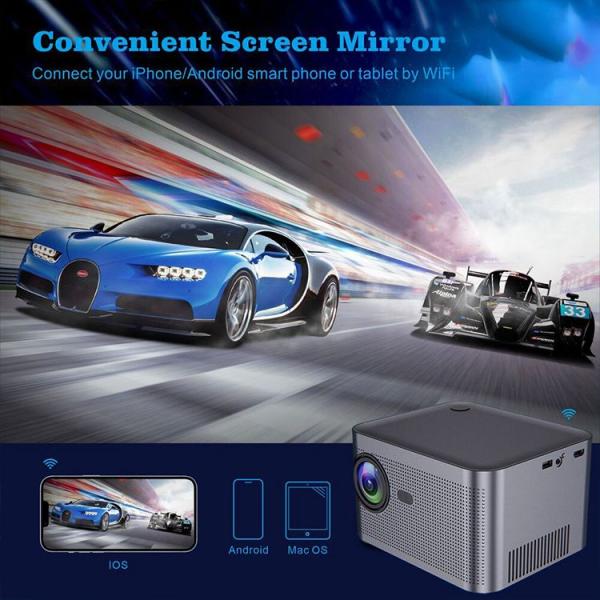 Hy350 Android 11.0v (cpu Allwinner H713) Smart Projector 2gb+32gb Dual Speaker 1080p With Dual Band Wifi6 And Bluetooth 5.0 Brightness (lumens) 580 Ansi Support 4k - Image 3