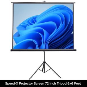 Projector Screen 72 Inch Tripod Portable 6x6 Feet 1:1mw Speed-x (fine Quality) - Image 3