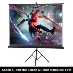 Projector Screen 120 Inch Tripod Portable 6x8 Feet 4:3mw Speed-x - Image 2