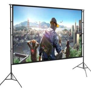 Projector Screen 120 Inch Tripod Portable 6x8 Feet 4:3mw Speed-x - Image 3
