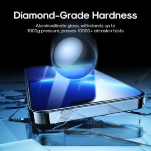 Joyroom Jr-z24 Full Cover Glass Protector For Ip15 Pro Max-6.7 Inch - Image 3