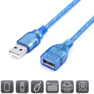Usb Extension Male To Female 2.0 Crystal (imported Cable) 3m - Image 3