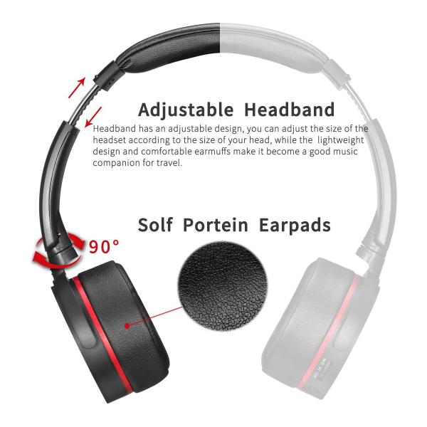 Nia Q6 Bluetooth Wireless Headphone - Image 4