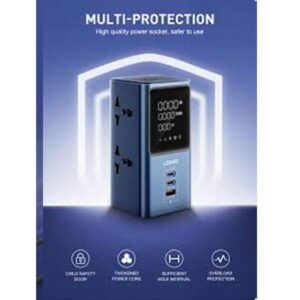 Ldnio Sc2 7-in-1 Power Extension With Fast Charging 4 Sockets 2 Usb-c + 1 Usb-a - Image 3