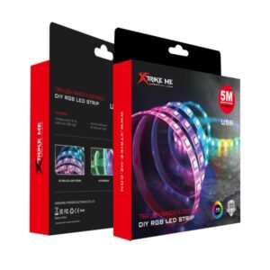 Xtrike Me Ht-5050-b5 Bluetooth V4.2 Rgb Led Strip With App Control - Image 3
