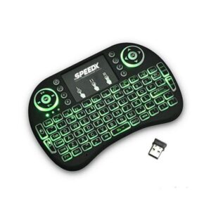 Speedx Rf 500 Mini Touch Pad Wireless With Backlight Keyboard Mouse - Image 2