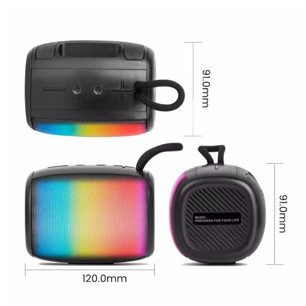 Kisonli S18 Rgb Colorful High Quality Portable Bluetooth Speaker - Image 4