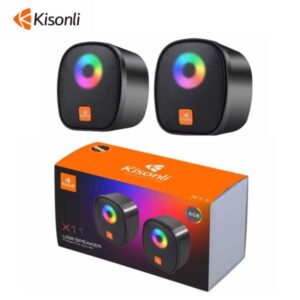 Kisonli X11 Rgb Gamer Pc Mini Usb Speaker With 6w Power - Image 4