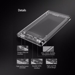 Orico Hdd Case Crystal 2.5 2139u3-cr 3.0 - Image 4