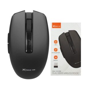 Xtrike Me Gw-224 Bk Wireless Mouse 2.4g Bt 5.2 800-1200-1600dpi Black - Image 4
