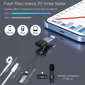 Usb-c To Lightning Otg Audio Adapter For Mic & Phone - Image 4