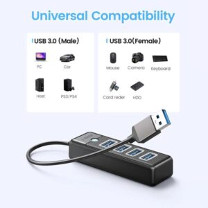 Pw4u Orico 4-port Usb Hub 3.0 5gbps High Speed Fast Data Transfer - Image 4