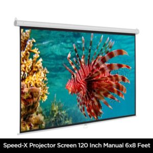 Projector Screen 120 Inch Manual 6x8 Feet 4:3mw Speed-x (fine Quality) - Image 4