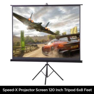 Projector Screen 72 Inch Tripod Portable 6x6 Feet 1:1mw Speed-x (fine Quality) - Image 4