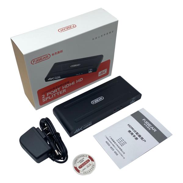 Speed-x Fj102 Hdmi Splitter 2 Port 4k Big Size - Image 4