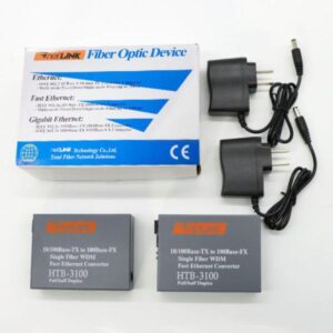 Speedx Htb-3100 Pro Netlink Ethernet Media Converter 10/100 Base - Image 4