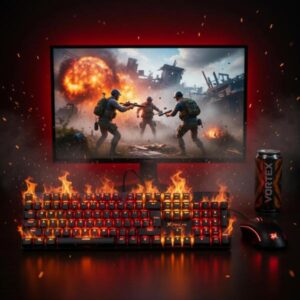 Xtrike Me Gk-803 En 104 Mechanical Keys Gaming Keyboard Black - Image 4