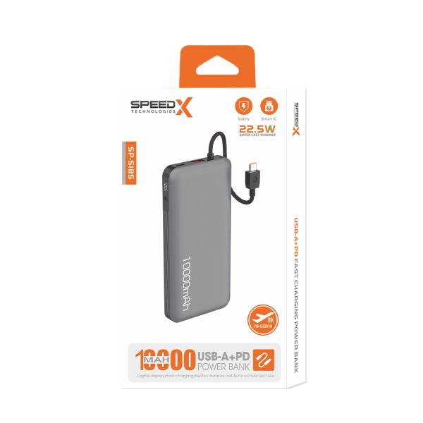 Speedx Sp-s185 22.5w 10000mah Super Fast Charging Power Bank - Image 4