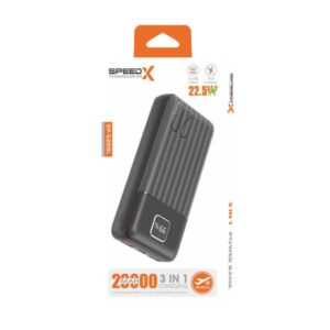 Speedx Sp-s288l 3in1 (22.5w) 20000mah Fast Charging Power Bank - Image 4