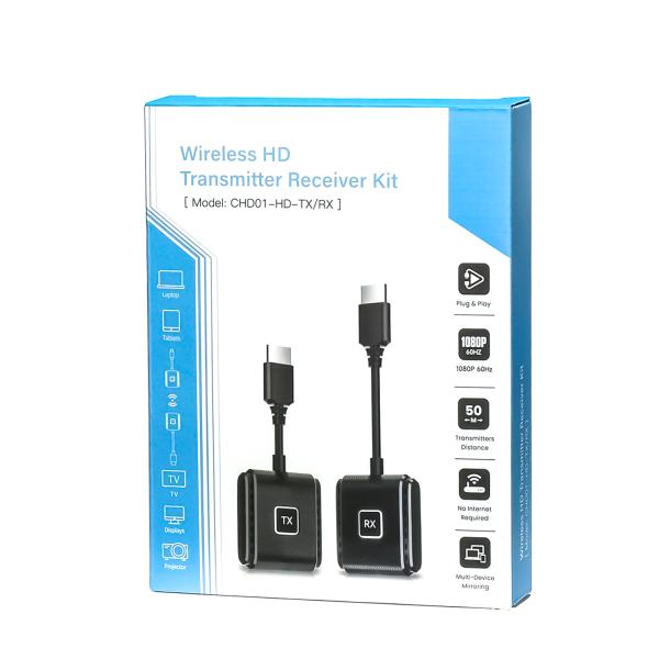 50m Type-c (chd01) Wireless Hdmi 1080p Video Transmitter Receive Kit - Image 4