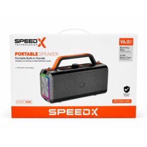 Speed-x Boom X20 40w Aluminium Alloy Rgb Bluetooth Speaker - Image 4