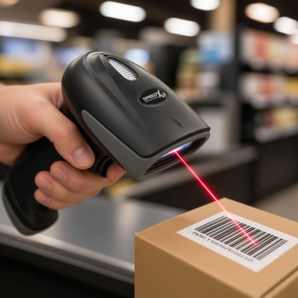 Speed-x 60d 2d Wirless 2.4ghz Barcode Scanner With Stand - Image 3