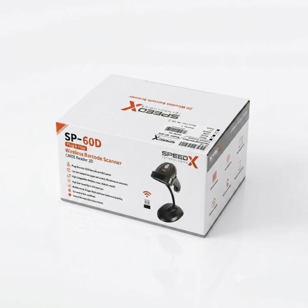 Speed-x 60d 2d Wirless 2.4ghz Barcode Scanner With Stand - Image 4