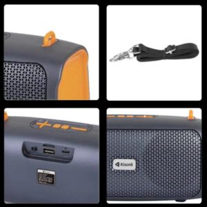 Kisonli Ks-2003 Portable Solar Wireless Speaker 5w Outdoor Bluetooth Speaker - Image 4