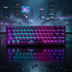 Xtrike Me Gk-995w 68 Keys Wireless 2.4g Bt5.2 Tri Mode Gaming Mechanical Keyboard Black - Image 4
