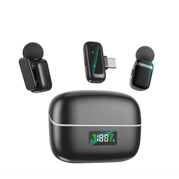 Mini8 Rts Lavalier Metal Condenser Lightweight Wireless Dual Microphone - Image 4