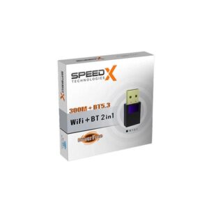 Speedx Alfa W107 (2-in-1) Wifi + Bluetooth 5.3 Usb Adapter 300mbps Plug & Play - Image 4