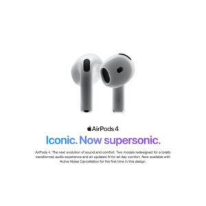 Apple Airpods 4 Bt 5.3v With Anc Usb-c & Wireless Charging Case - Image 3