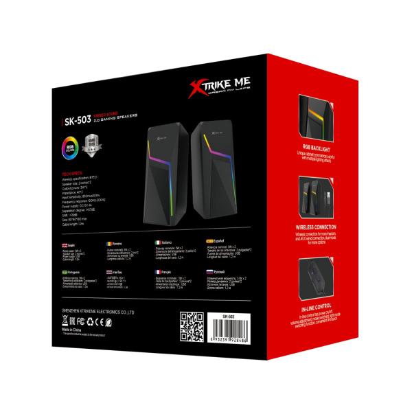 Xtrike Me Sk-503 Dream My Life Backlit 2in1 Soundbar Speaker - Image 3