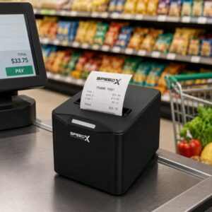 Speed-x Sp-200u 80mm Thermal Receipt Printer Usb Black - Image 3