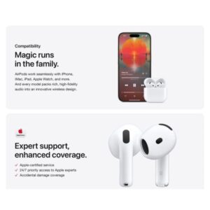 Apple Airpods 4 Bt 5.3v Usb-c & Wireless Charging Case - Image 2