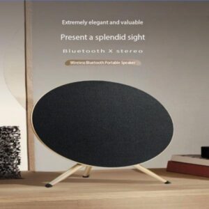 Lp18 Ufo Audio Space Wireless Bluetooth Loud Volume Home Theater Speaker Black Gold - Image 3