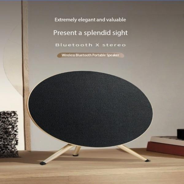 Lp18 Ufo Audio Space Wireless Bluetooth Loud Volume Home Theater Speaker Black Gold - Image 3