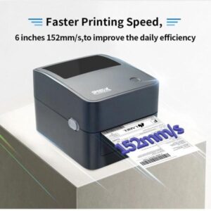 Speed-x Sp-700u 4 Inch Thermal Receipt And Label Printer With Usb Interfac,152mm/s Printing Speed Black Colour - Image 3