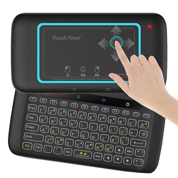 H20 Universal Mini Backlight Touchpad Wireless Keyboard Air Mouse Controller - Image 2