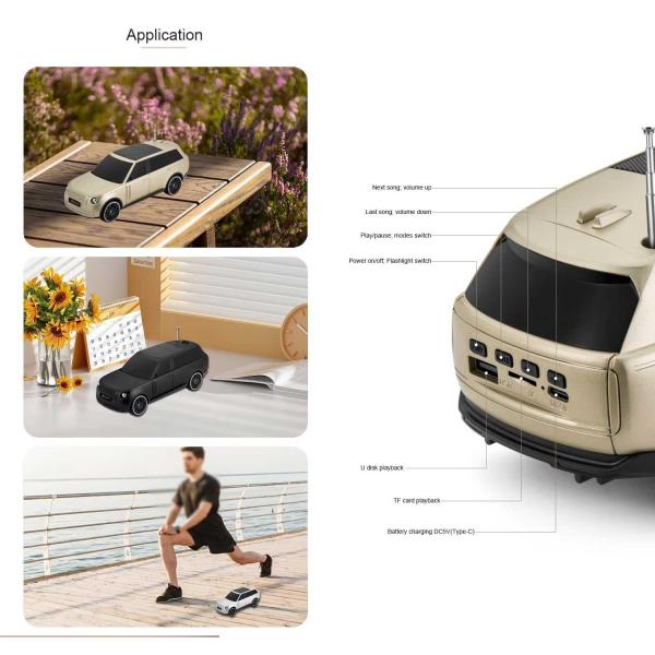 Kisonli B3 Solar Car Charging Stereo Flashlight 10w Super Bass Speaker - Image 3