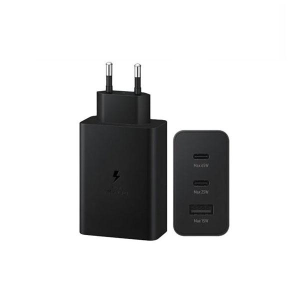 Samsung 65w Eu Pin Pd Power Adaptor Trio 2 Type-c & Usb-a Port