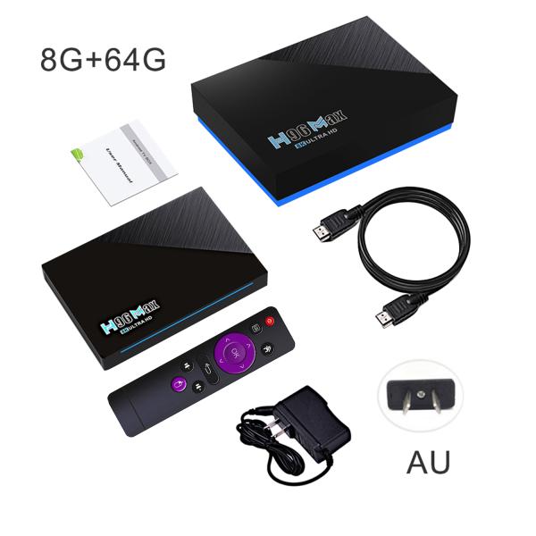 Smart Box H96max 8gb+64gb Quad Core 4k Ulta Hd 11.0v - Image 4