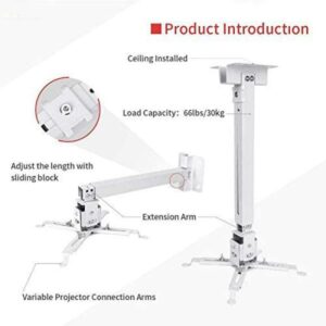 Projector Ceiling Mount Kit Heavy Gauge (square Type) Stand 4feet 1.2m - Image 2